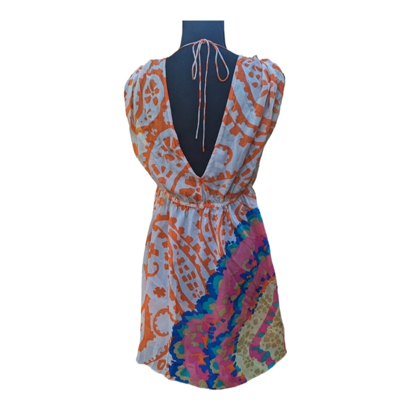 Tibi Silk Dress Beach Cover up Vacation Cruise Dress in Sz Small - Picture 12 of 16